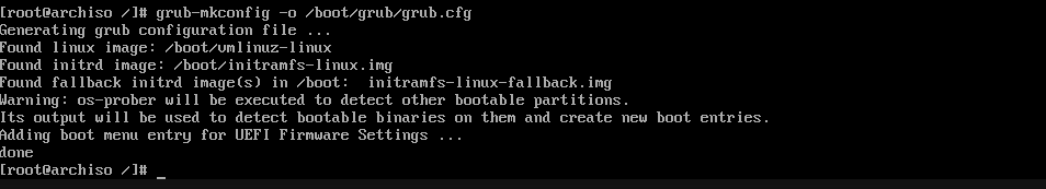 grub-mkconfig